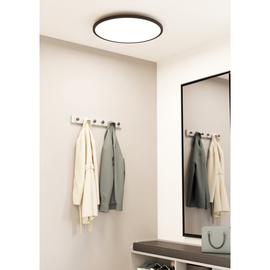 Eglo - LED Димируем плафон LED/41W/230V Ø 60 cm черен