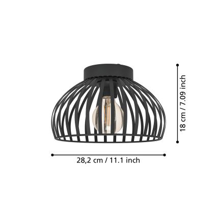 Eglo - Плафон 1xE27/40W/230V Ø 28 cm
