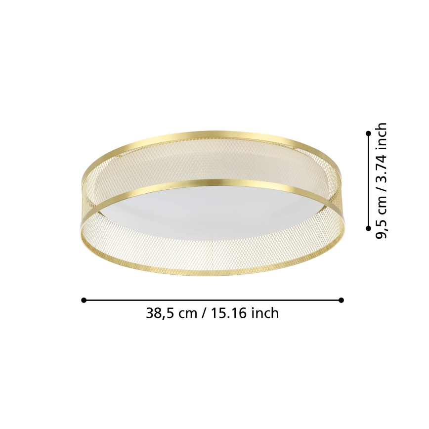 Eglo - LED Плафониера LED/20W/230V златист