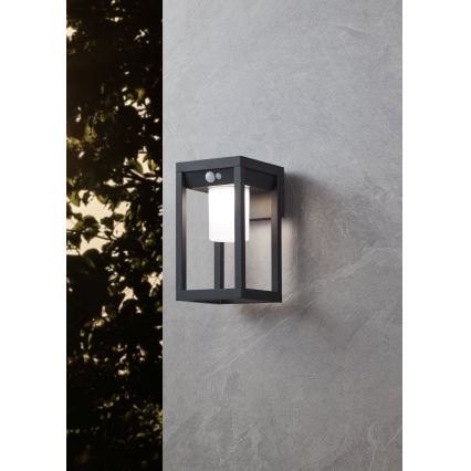 Eglo - LED Соларен аплик със сензор LED/3,7W/3,7V 2000 mAh IP44