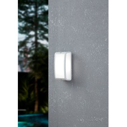 Eglo - LED Екстериорен аплик LED/10,5W/230V бял IP54