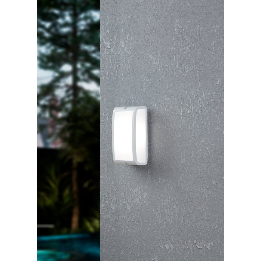 Eglo - LED Екстериорен аплик LED/10,5W/230V бял IP54
