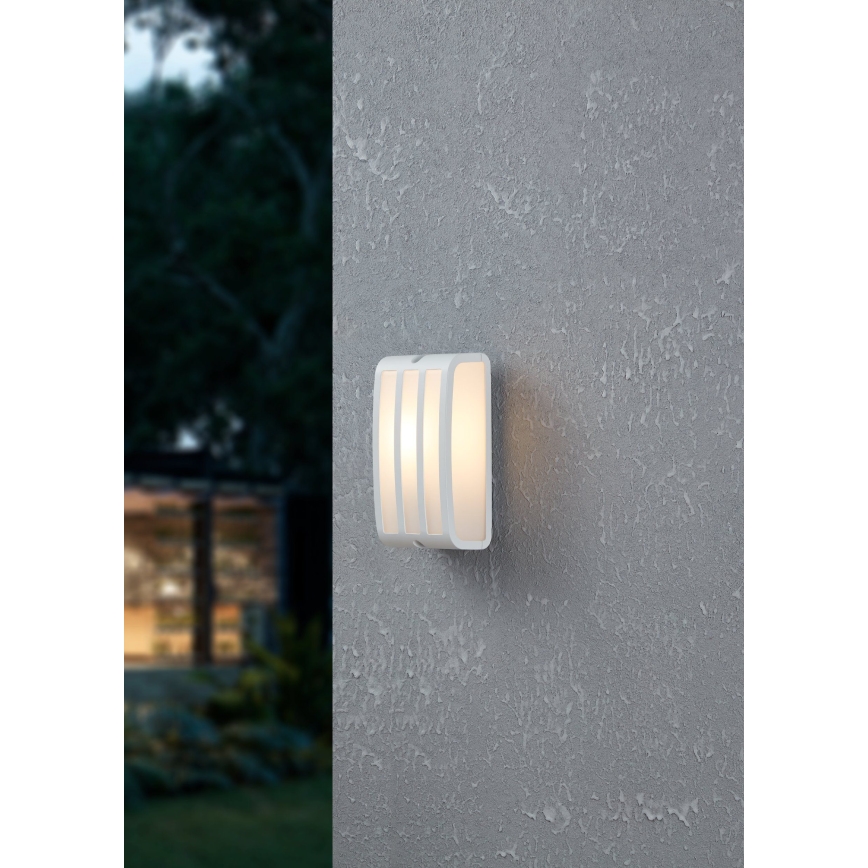 Eglo - Екстериорен аплик 1xE27/40W/230V бял IP54