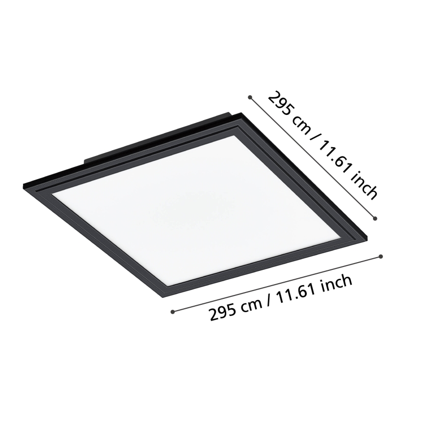 Eglo - LED Плафониера LED/14W/230V 30x30 cm черен