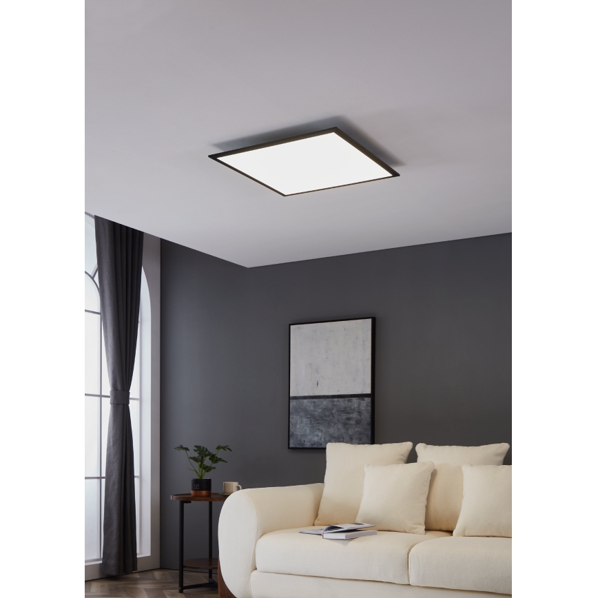 Eglo - LED Плафониера LED/33W/230V 60x60 cm черен