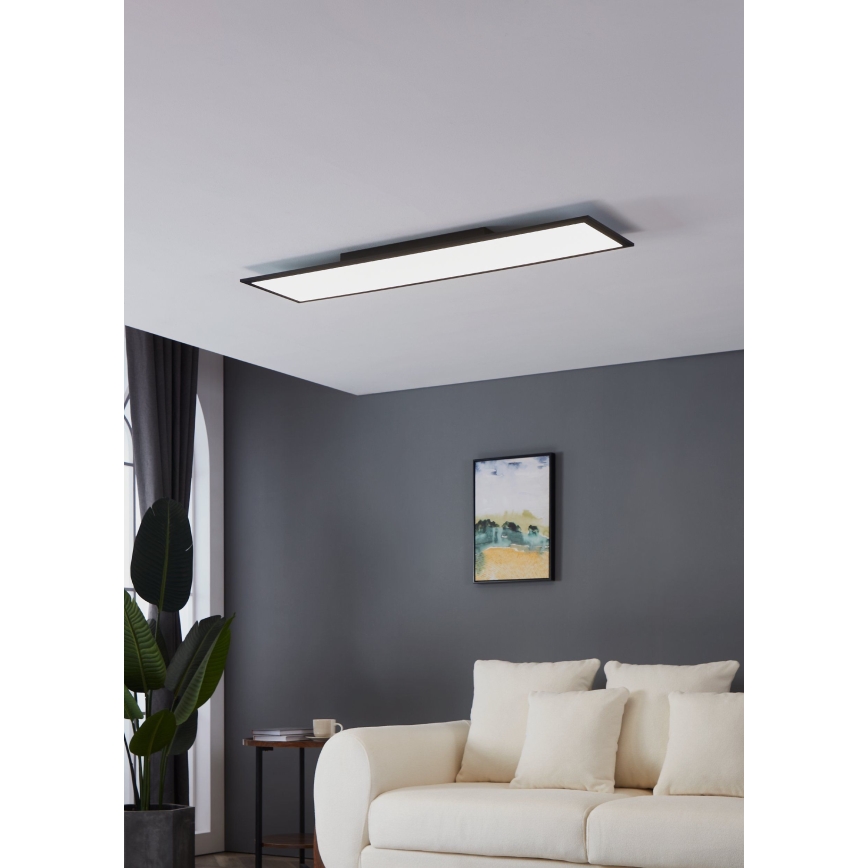 Eglo - LED Плафониера LED/33W/230V 120x30 cm черен