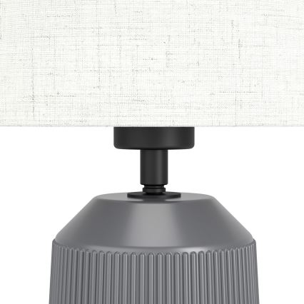 Eglo - Настолна лампа 1xE27/40W/230V сив