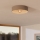 Eglo 900838 - Плафон DUAIA 1xE27/40W/230V кафяв