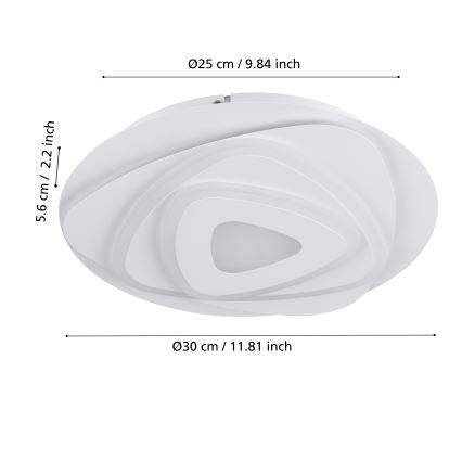 Eglo - LED Плафониера LED/14,7W/230V Ø 30 cm