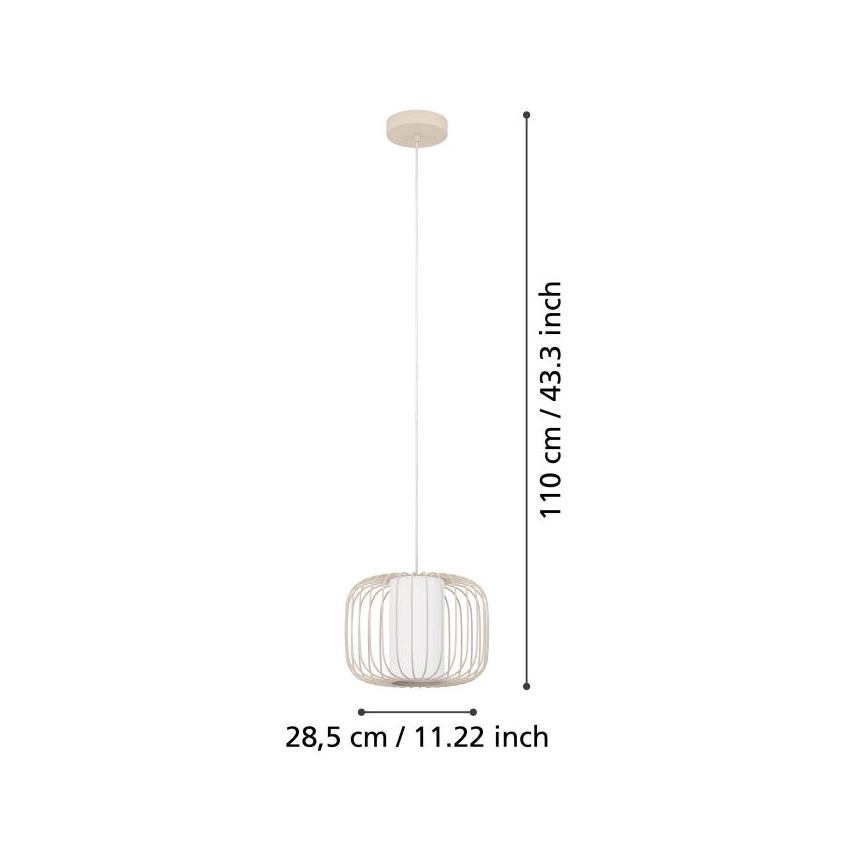 Eglo - Пендел 1xE27/40W/230V Ø 28,5 cm