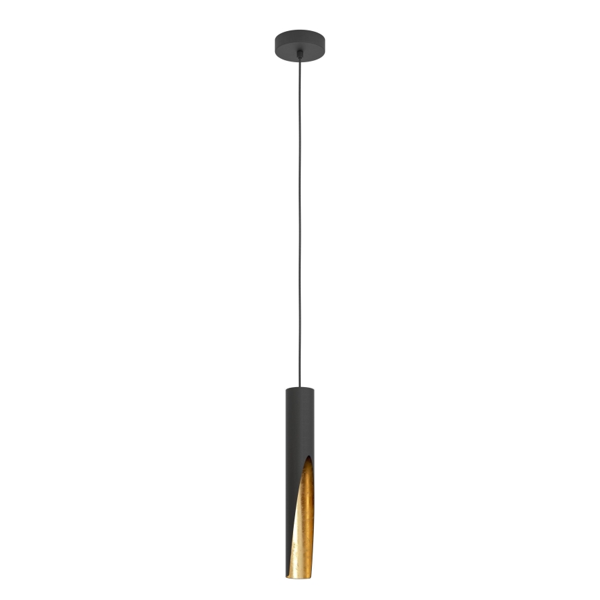 Eglo - LED Пендел 1xGU10/4,5W/230V черен/златист