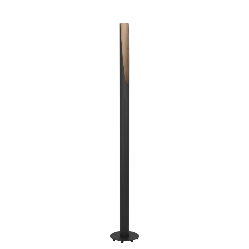 Eglo - LED Лампион 1xGU10/4,5W/230V черен/кафяв
