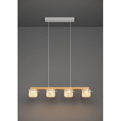 Eglo - LED RGBW Димируем пендел 4xLED/3,7W/230V 2700-6500K