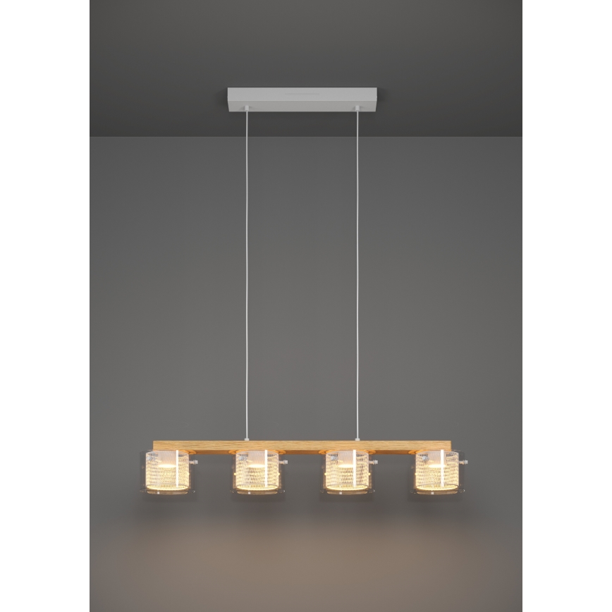 Eglo - LED RGBW Димируем пендел 4xLED/3,7W/230V 2700-6500K