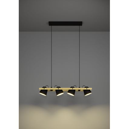 Eglo - LED RGBW Димируем пендел 4xLED/3,7W/230V 2700-6500K
