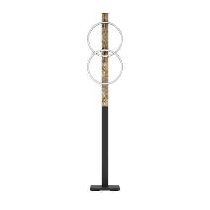 Eglo - LED Лампион 2xLED/12W/230V 3000K кафяв/черен