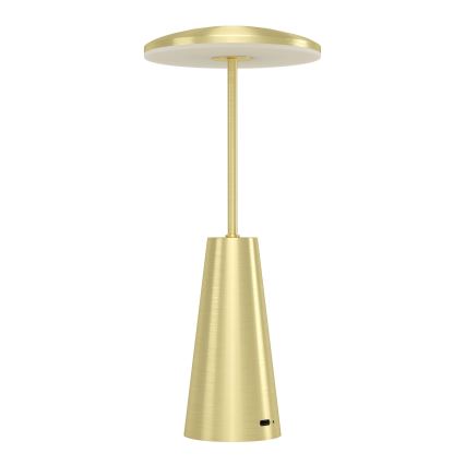 Eglo - LED Димируема сензорна екстериорна лампа LED/2,8W/5V 2400K/3000K/4000K 5200 mAh IP54 златист
