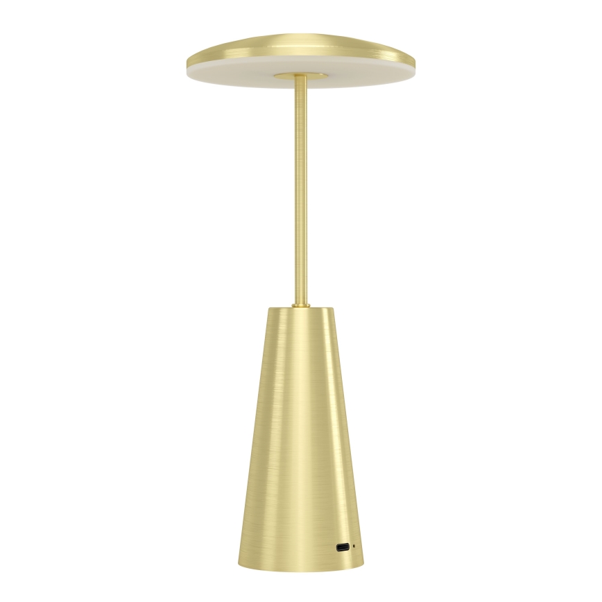 Eglo - LED Димируема сензорна екстериорна лампа LED/2,8W/5V 2400K/3000K/4000K 5200 mAh IP54 златист