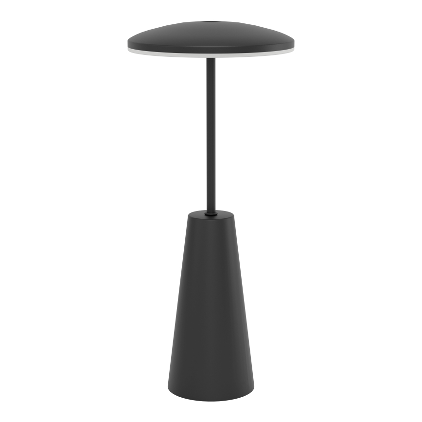 Eglo - LED Димируема сензорна екстериорна лампа LED/2,8W/5V 2400K/3000K/4000K 5200 mAh IP54 черен