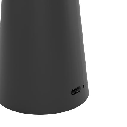 Eglo - LED Димируема сензорна екстериорна лампа LED/2,8W/5V 2400K/3000K/4000K 5200 mAh IP54 черен