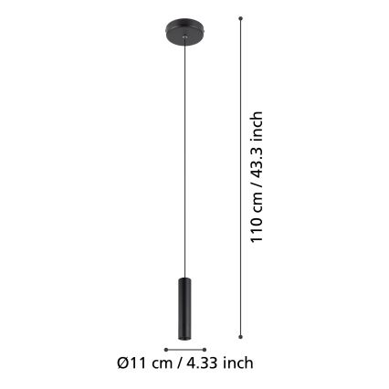 Eglo - LED Пендел LED/5W/230V