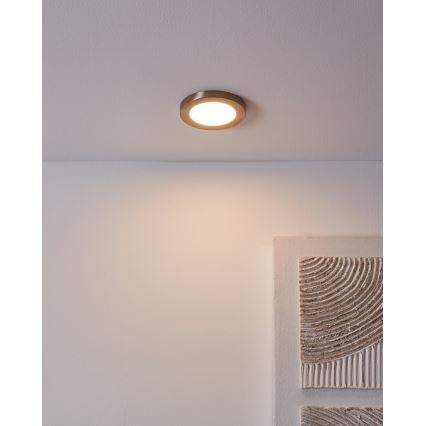 Eglo - LED Лампа за окачен таван LED/5,5W/230V 3000K матов хром
