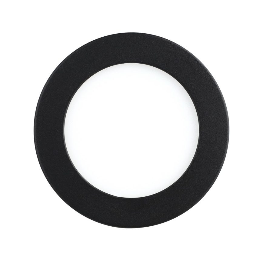 Eglo - LED вградено осветително тяло LED/5,5W/230V 4000K черно диаметър 11,7 cm