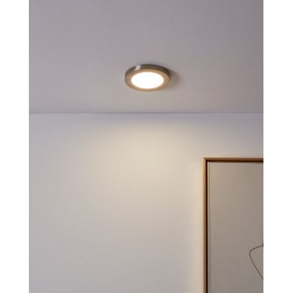 Eglo - LED Лампа за окачен таван LED/5,5W/230V 4000K матов хром