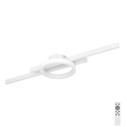 Eglo - RGBW Димируем плафон LED/23,5W/230V 2700-6500K бял + дистанционно управление
