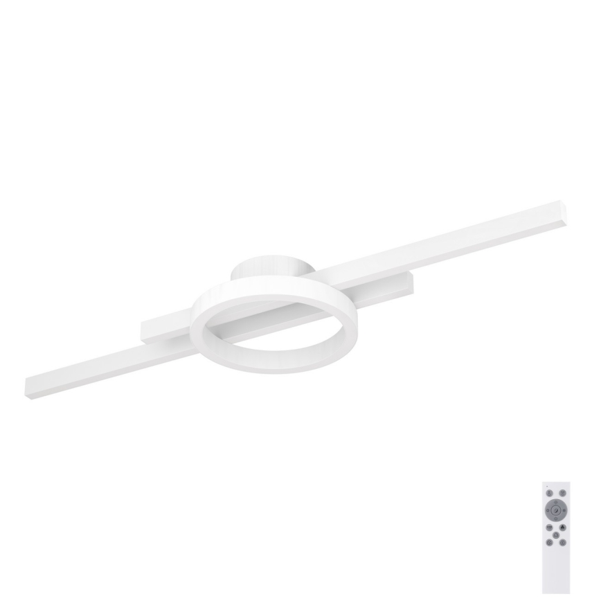 Eglo - RGBW Димируем плафон LED/23,5W/230V 2700-6500K бял + дистанционно управление