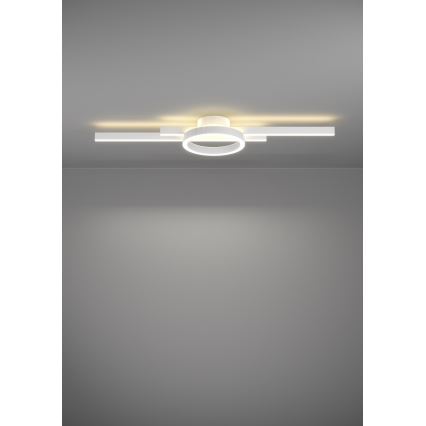 Eglo - RGBW Димируем плафон LED/23,5W/230V 2700-6500K бял + дистанционно управление