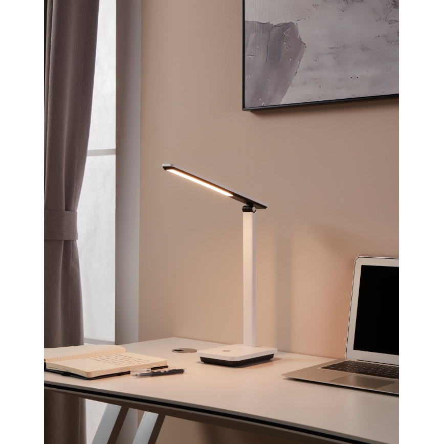 Eglo - LED Димируема акумулаторна настолна лампа LED/3,6W/5V 1800mAh бял