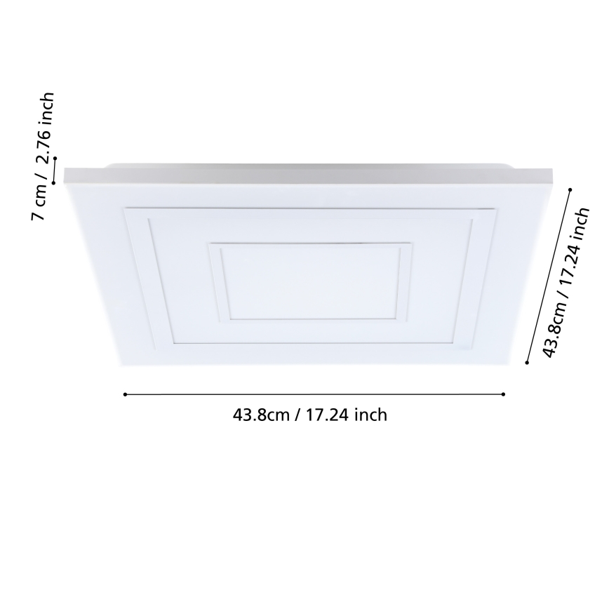 Eglo - RGBW Димируем плафон LED/18W/230V 3000-6500K + дистанционно управление