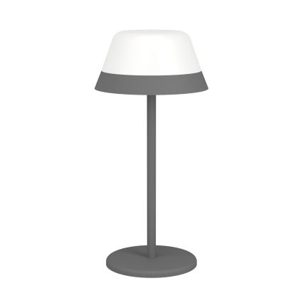 Eglo - LED RGBW Димируема сензорна екстериорна лампа 2в1 LED/1,5W/5V 2600 mAh IP54 сив