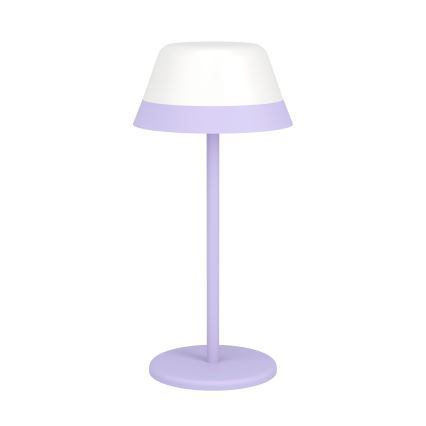 Eglo - LED RGBW Димируема сензорна екстериорна лампа 2в1 LED/1,5W/5V 2600 mAh IP54 лилав