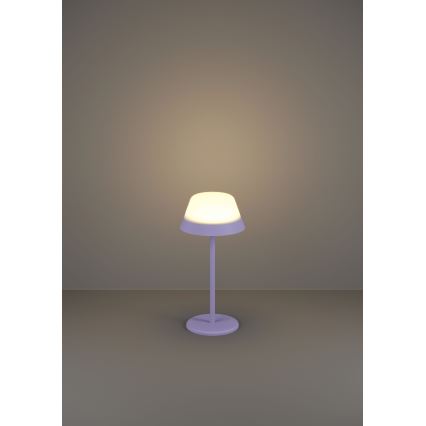 Eglo - LED RGBW Димируема сензорна екстериорна лампа 2в1 LED/1,5W/5V 2600 mAh IP54 лилав