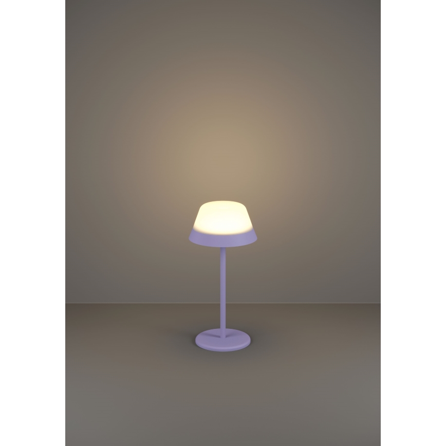 Eglo - LED RGBW Димируема сензорна екстериорна лампа 2в1 LED/1,5W/5V 2600 mAh IP54 лилав