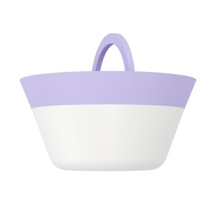 Eglo - LED RGBW регулируема сензорна външна лампа 2в1 LED/1,5W/5V 2600 mAh IP54 лилава