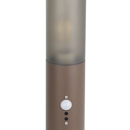 Eglo - Екстериорна лампа със сензор 1xE27/15W/230V 45 см IP44