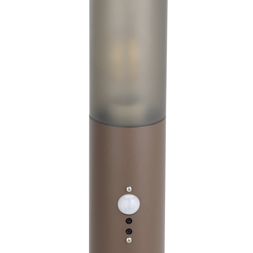 Eglo - Екстериорна лампа със сензор 1xE27/15W/230V 45 см IP44