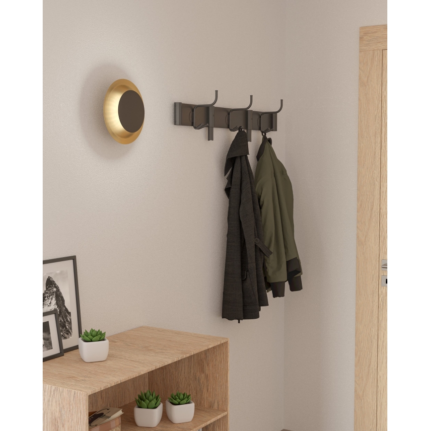 Eglo - LED Стенно осветително тяло LED/11W/230V златисто/черно