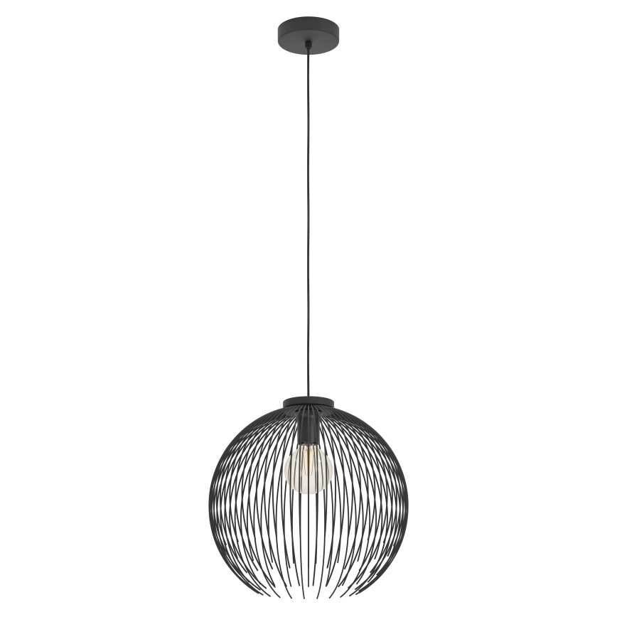 Eglo - Пендел 1xE27/40W/230V черен