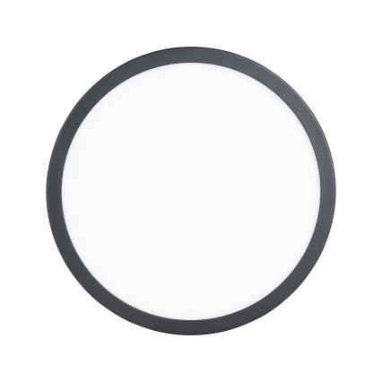 Eglo - LED таванно осветително тяло с датчик LED/20,5W/230V 3000K черно Ø 28,5 см