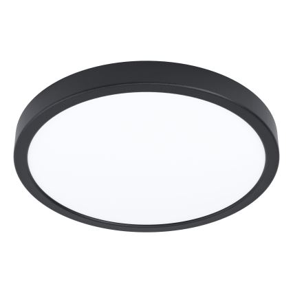 Eglo - LED таванно осветително тяло с датчик LED/20,5W/230V 3000K черно Ø 28,5 см