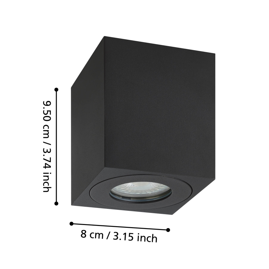 Eglo - Екстериорен спот 1xGU10/5W/230V 8x8 см IP44
