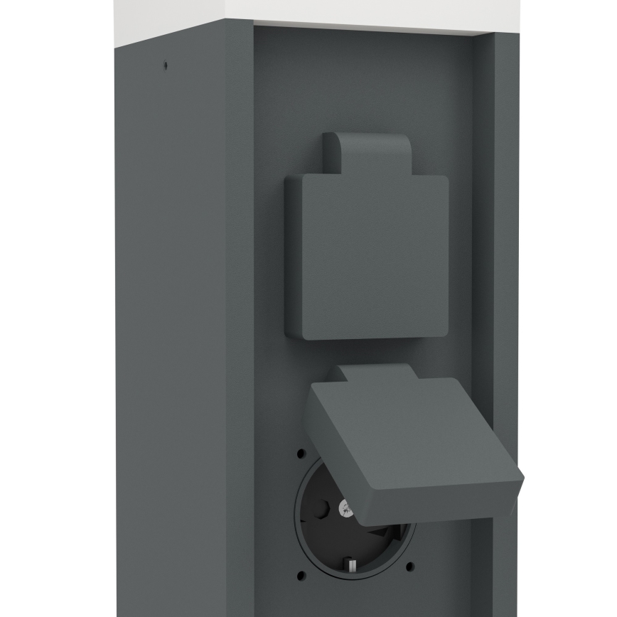 Eglo - Външна лампа с 2 гнезда 1xE27/25W/230V IP54 антрацит