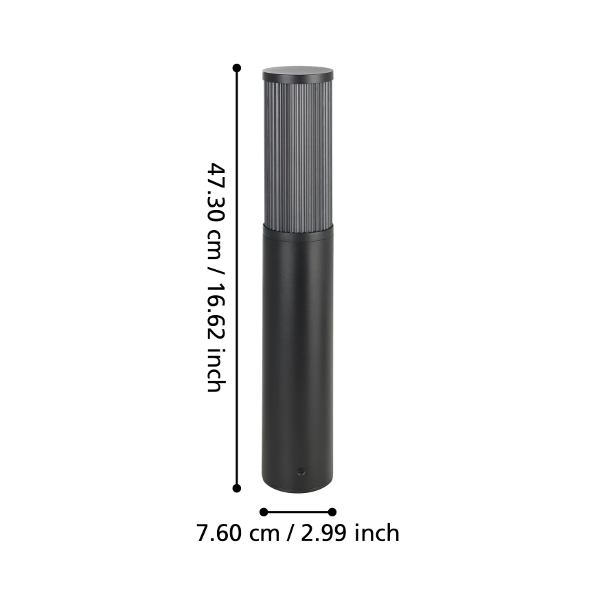 Eglo - Екстериорна лампа 1xE27/15W/230V 46,5 см IP54