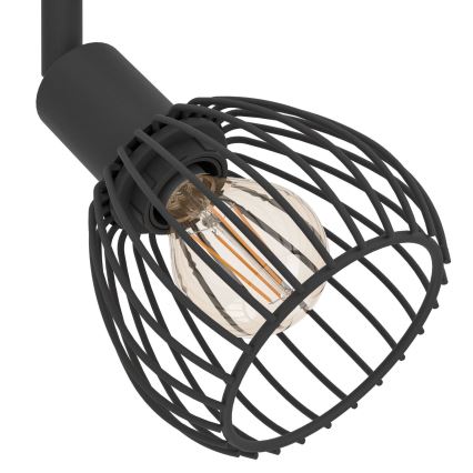 Eglo - Спот 2xE14/40W/230V черен
