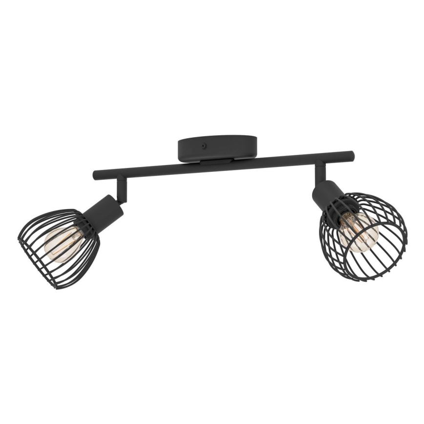 Eglo - Спот 2xE14/40W/230V черен