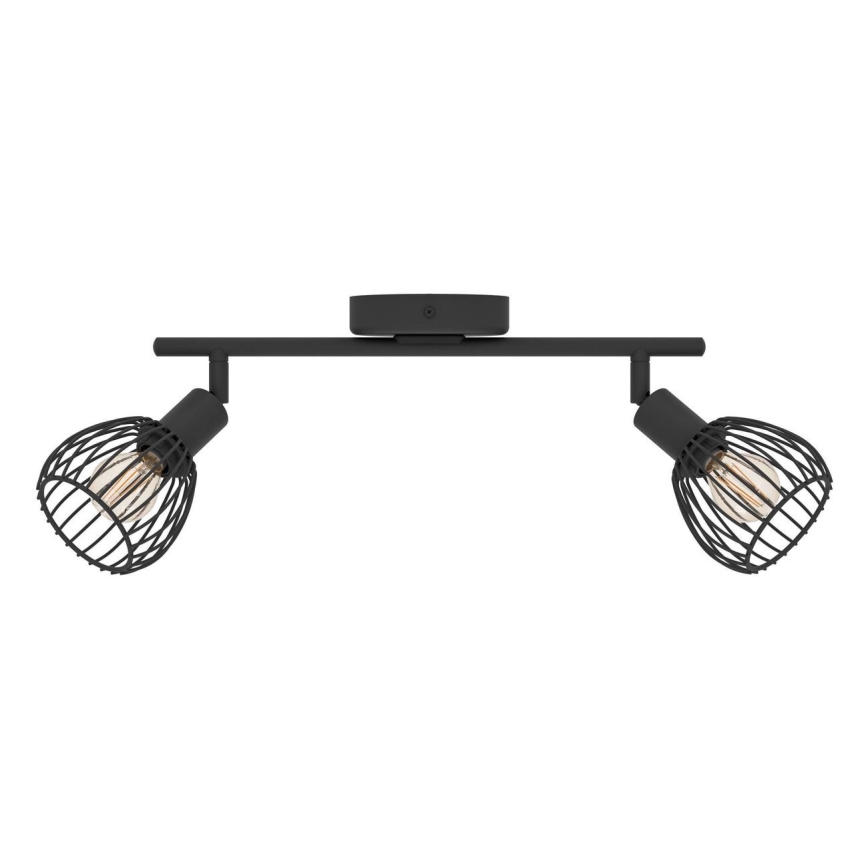 Eglo - Спот 2xE14/40W/230V черен